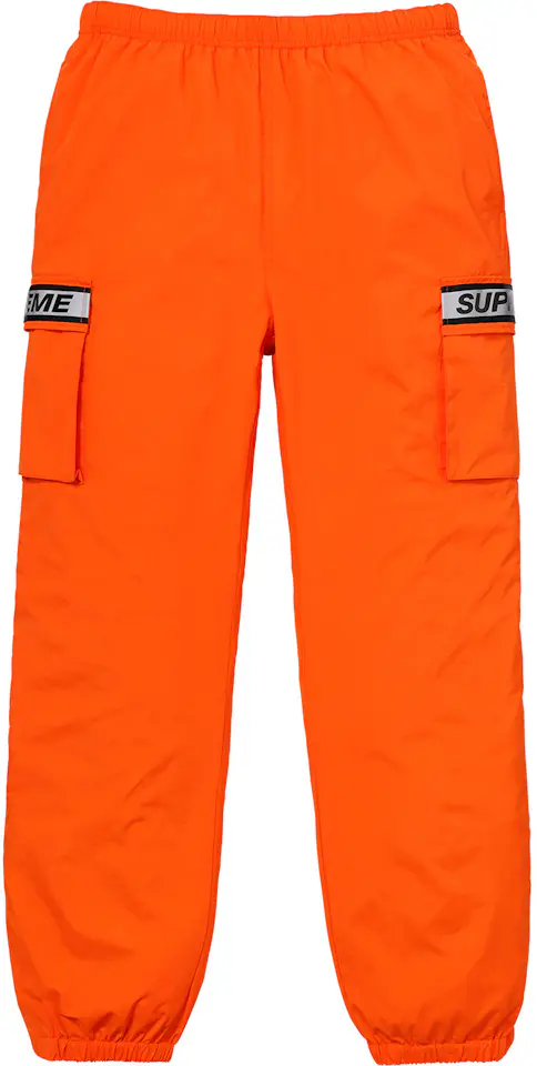 Supreme Reflective Taping Cargo Pant Orange - SS18 Homme - FR