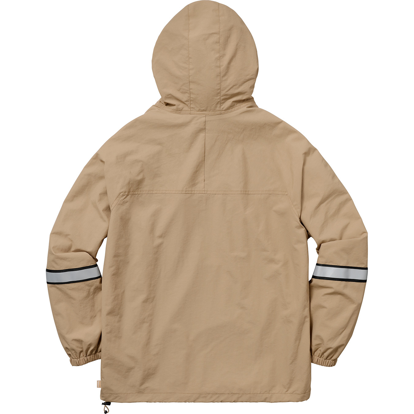 Supreme Reflective Taping Hooded Pullover Tan Men's - SS18 - US