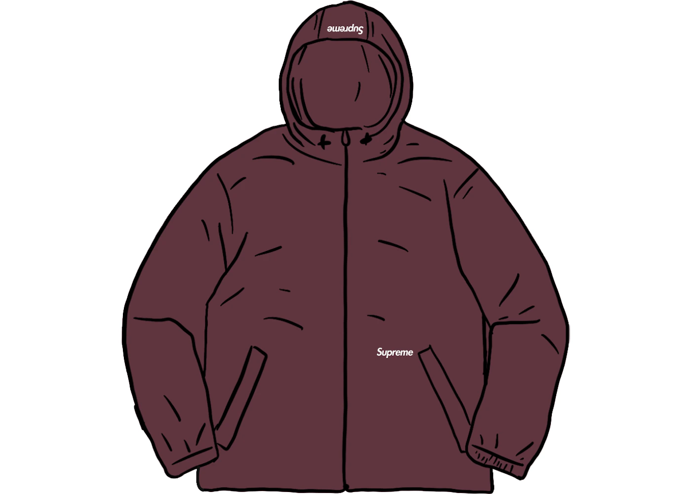 Supreme Reflective Zip Hooded Jacket Purple Men's - SS21 - US Supreme Reflective Zip Hooded Jacket Purple Men's - SS21 - US