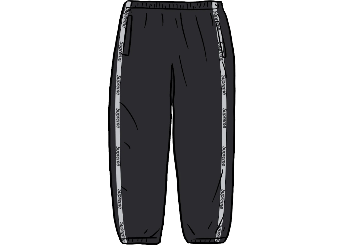 Supreme reflective pants clearance
