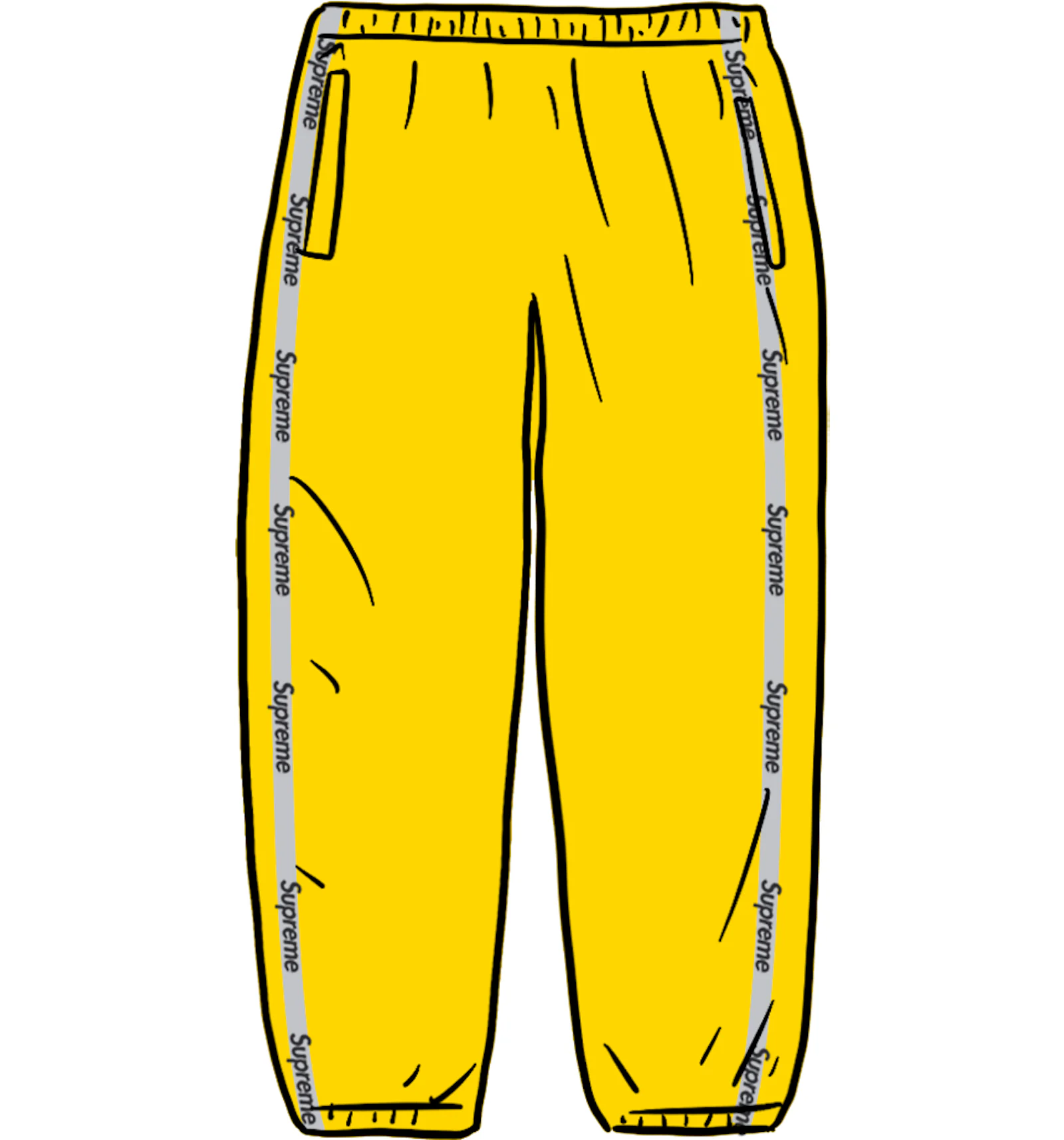 Supreme 3m discount track pants