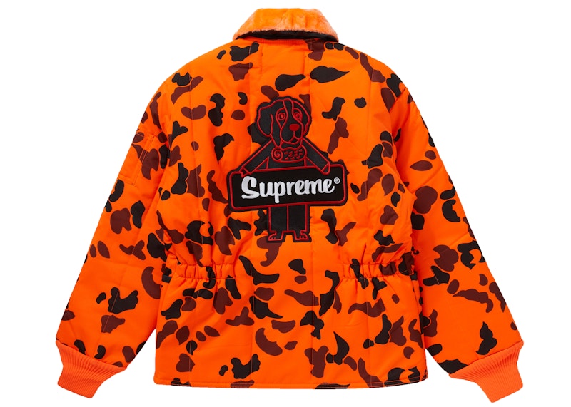 Supreme RefrigiWear Insulated Iron-Tuff Jacket Orange Camo Men's