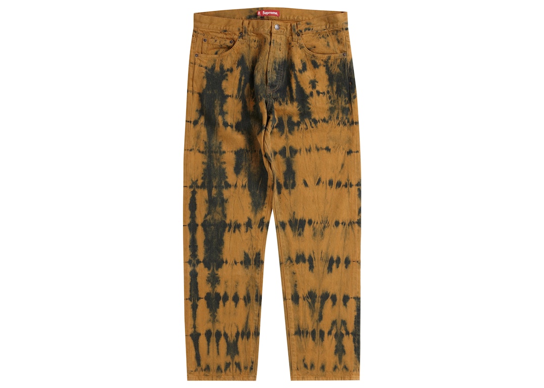 Pre-owned Supreme Regular Jean Dyed Rust