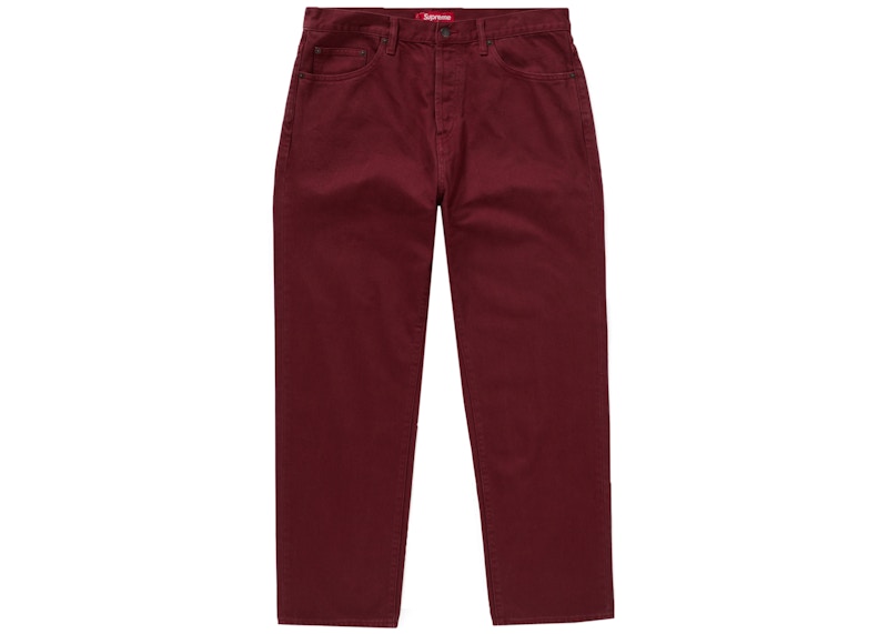Pre-owned Supreme Men's  Regular Jean (fw24) In Red