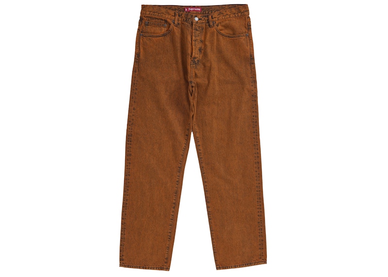 Supreme Regular Jean (FW25) Rust Men's - FW25 - US