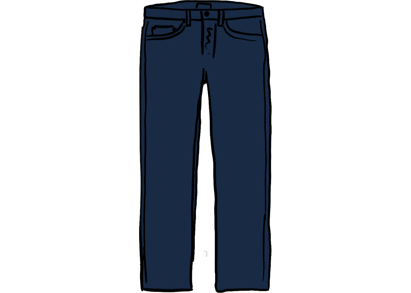 Supreme Regular Jean (SS21) Rinsed Blue - SS21 Men's - US