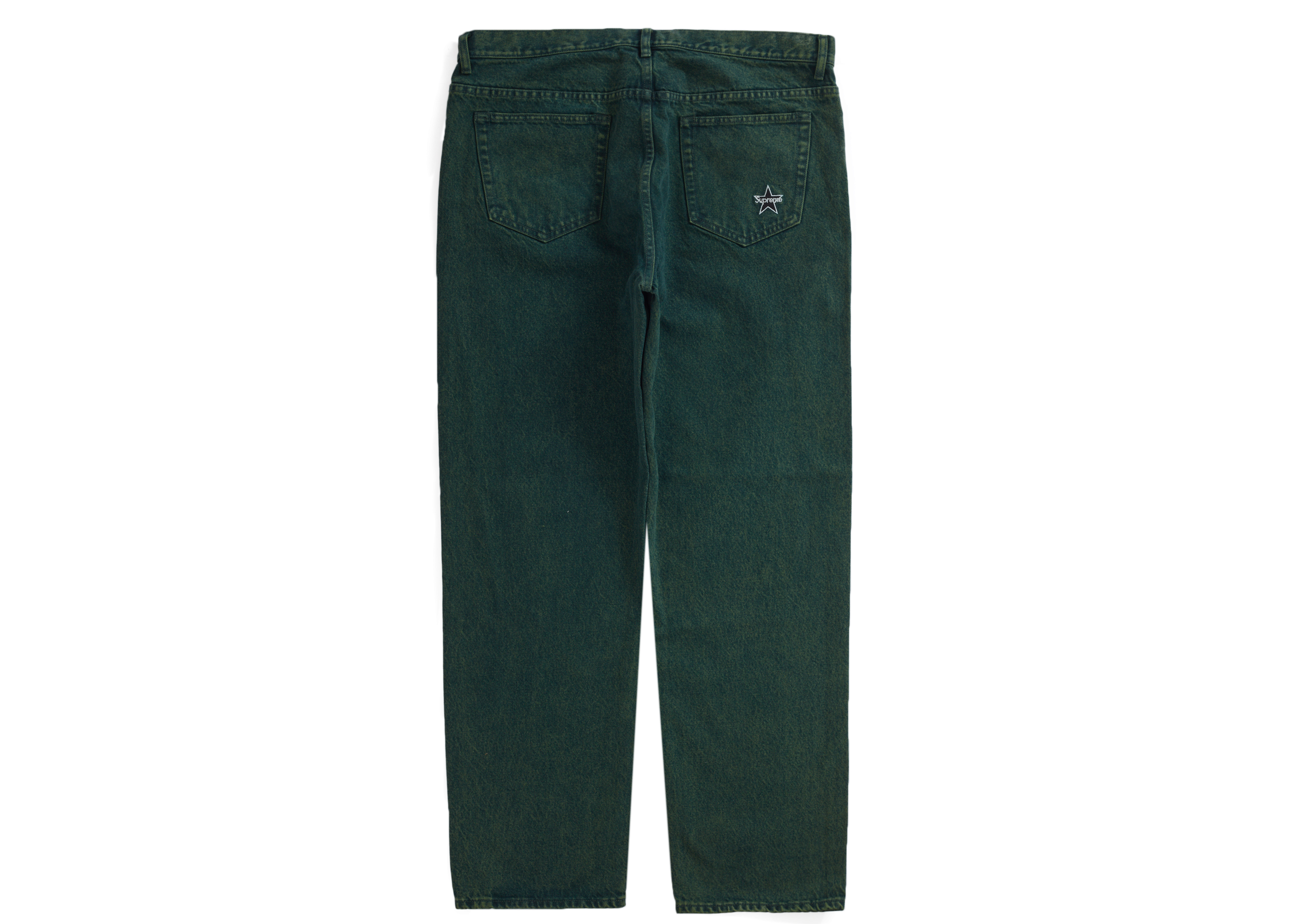 Supreme Regular Jean (SS23) Overdyed Green Men's - SS23 - US
