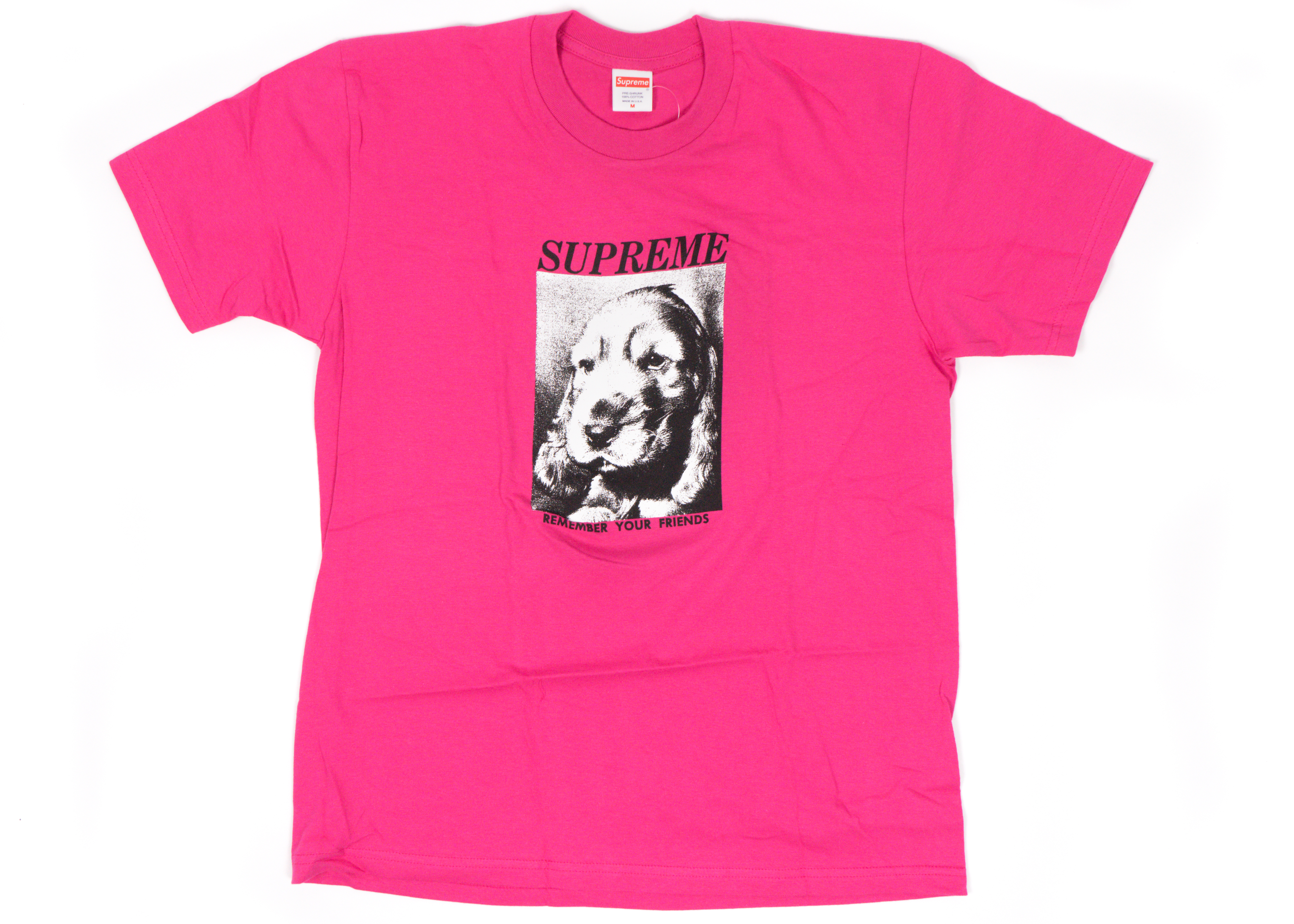 Supreme Remember Tee Dark Pink Men's - FW18 - US