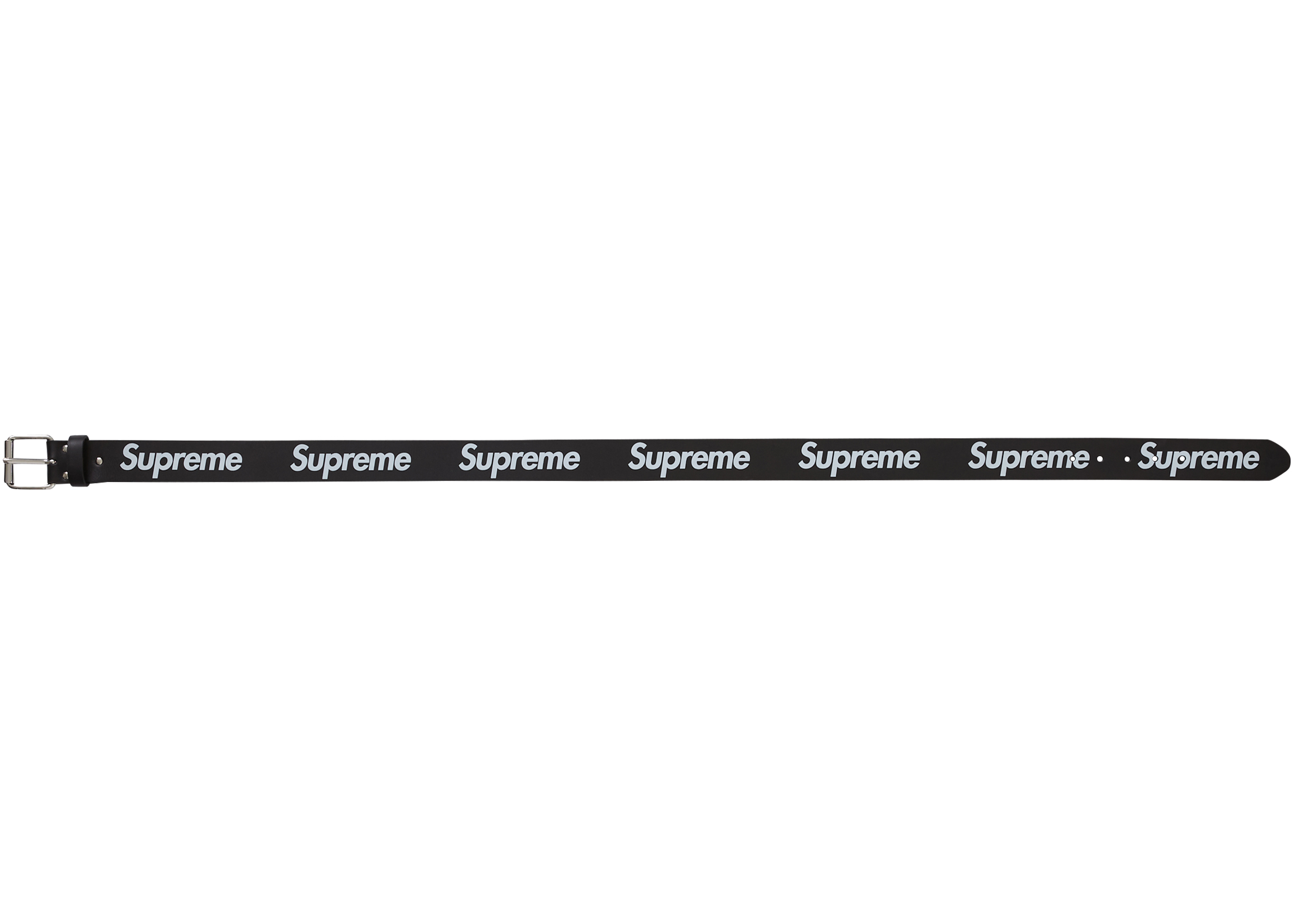 Supreme Repeat Leather Belt (SS23) Black - SS23 - US