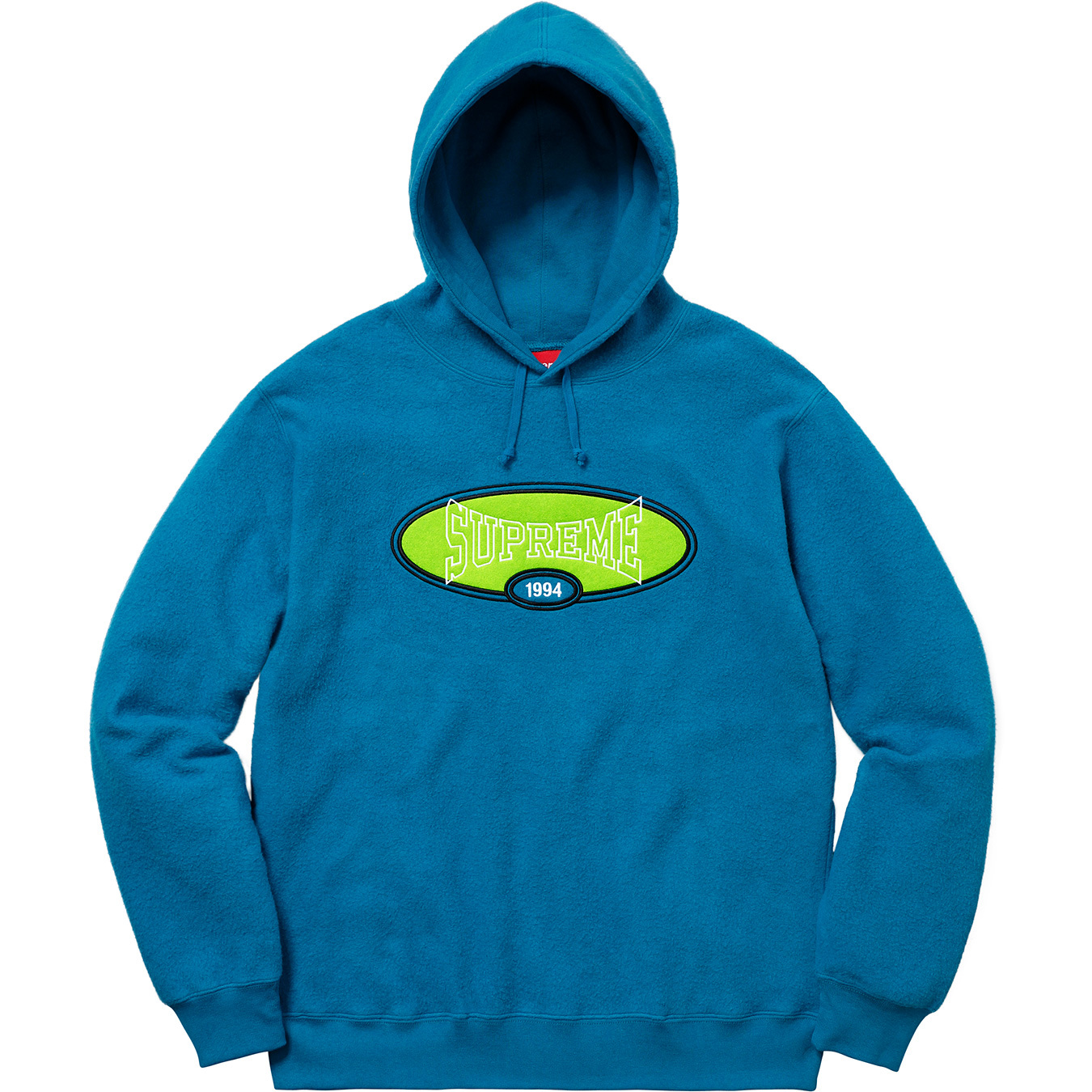 Supreme Reverse Fleece Hooded Sweatshirt (SS18) Dark Aqua Men's