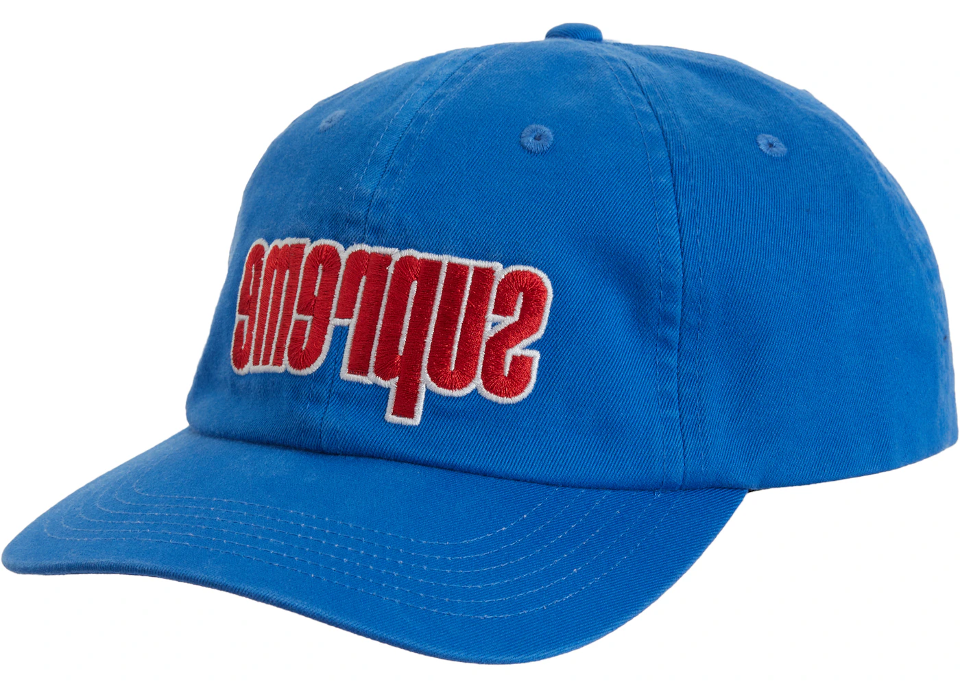 Supreme Reverse Logo 6-Panel Royal - FW21 - US