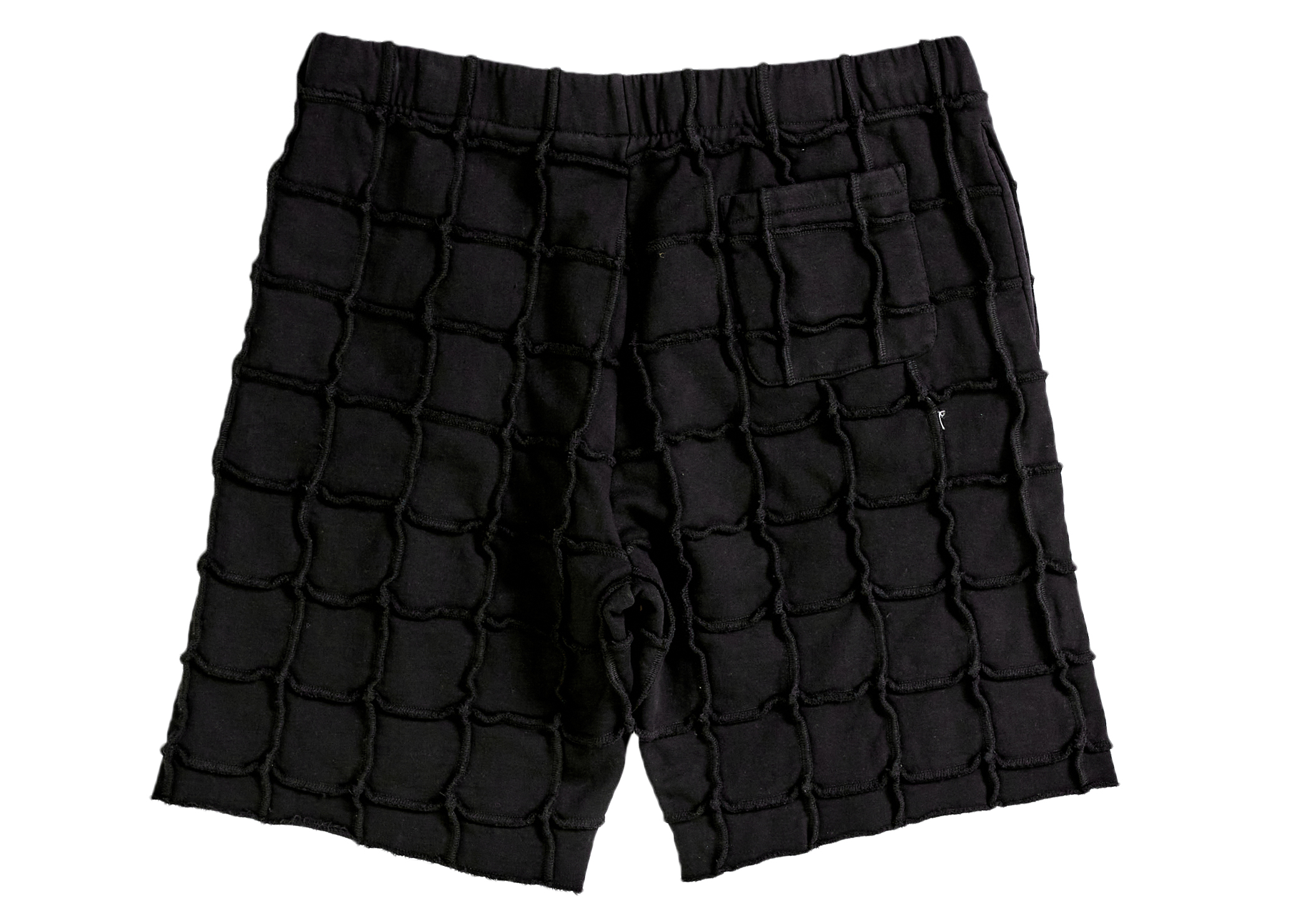 Supreme Reverse Patchwork Sweatshort Black