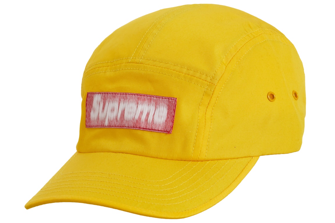 Pre-owned Supreme Reversed Label Camp Cap Yellow
