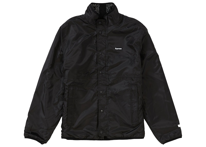 Supreme Reversible Bandana Fleece Jacket Black メンズ - FW19 - JP