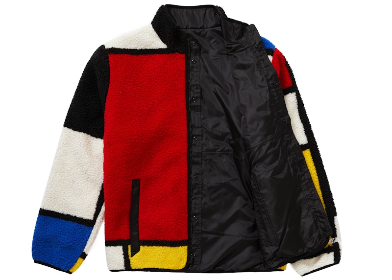 SALE格安Reversible Colorblocked Fleece Jacket ブルゾン