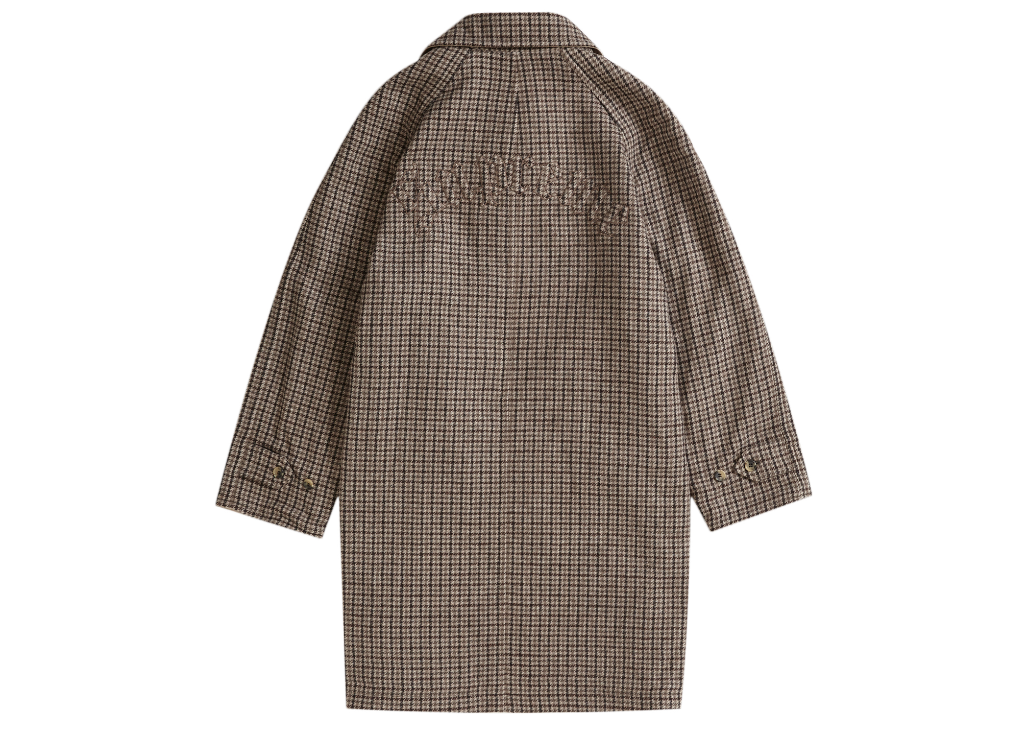 SizeSSupreme Reversible Houndstooth Overcoat