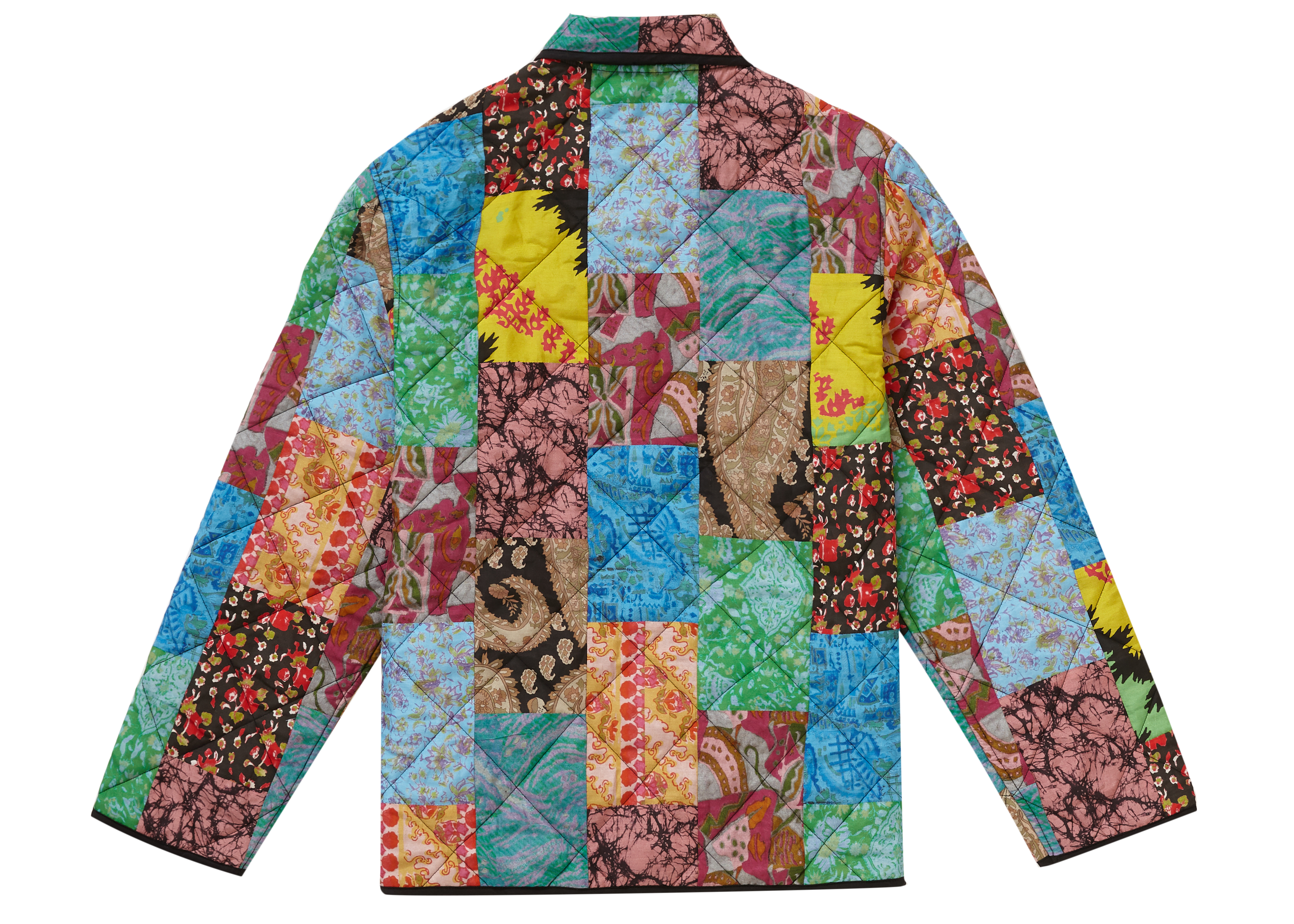 reversible patchwork quilted jacket