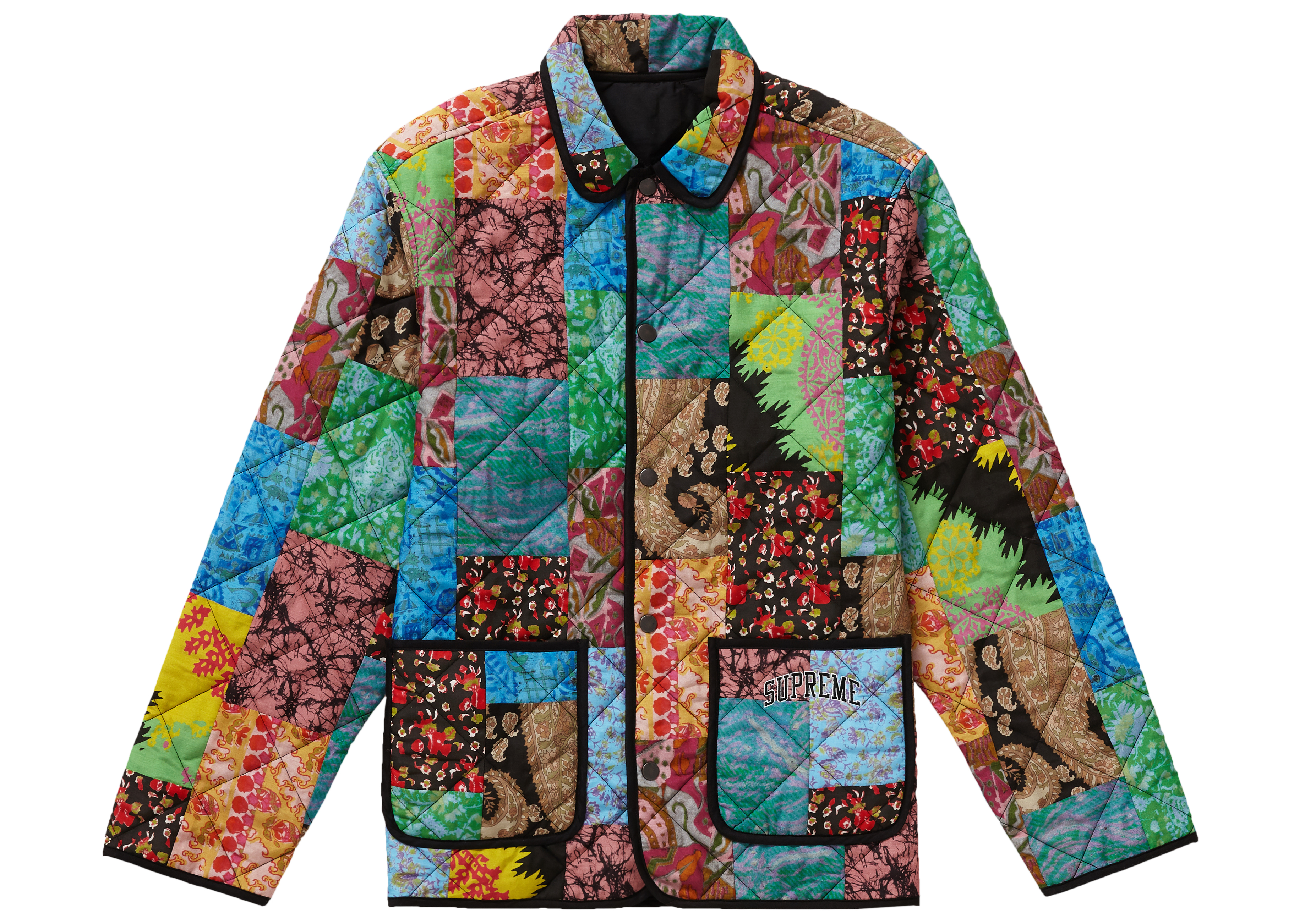 supreme Patchwork Quilted Jacket XLロンハーマン