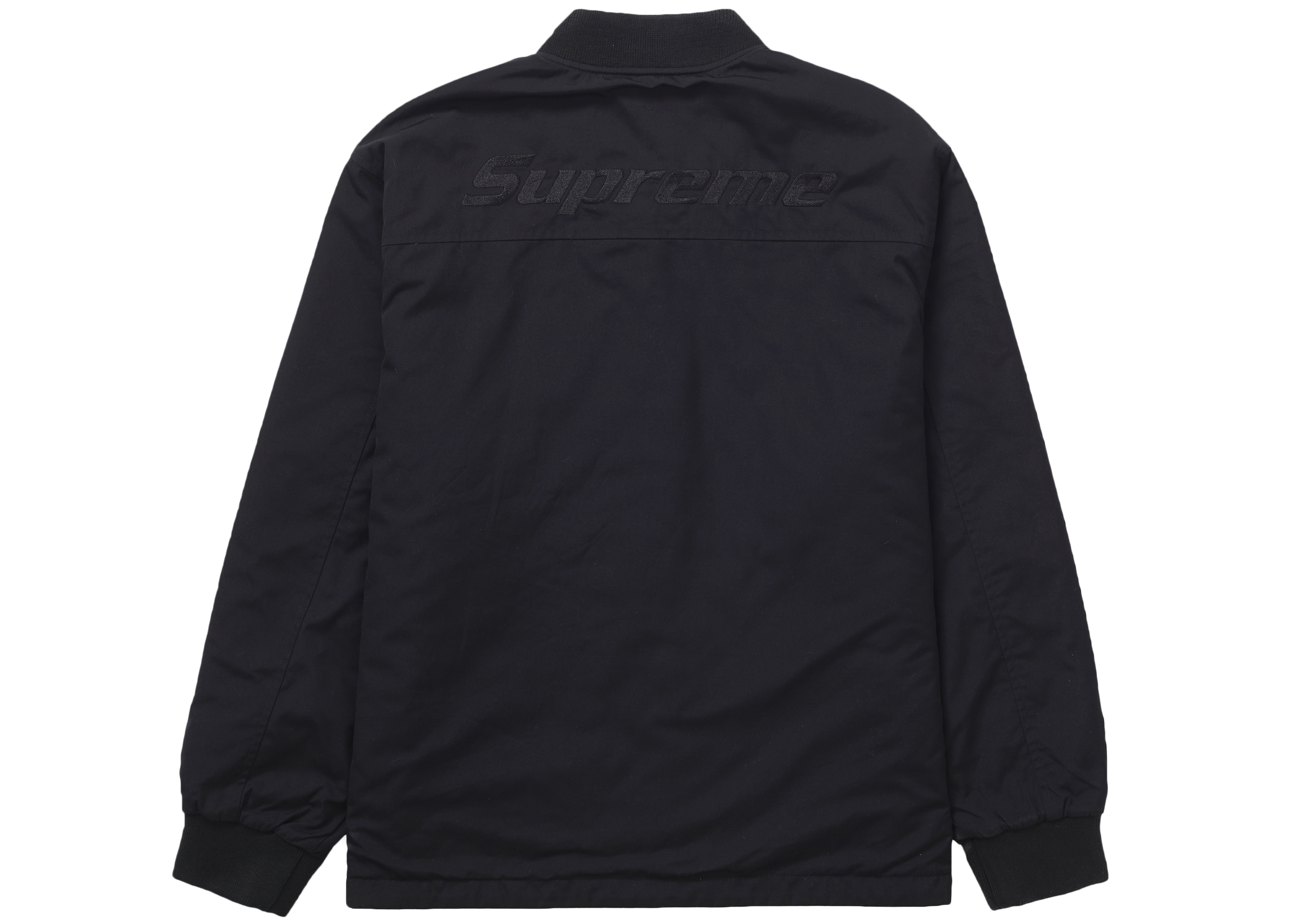 Supreme Reversible Tech Work Jacket Black Men's - SS21 - US