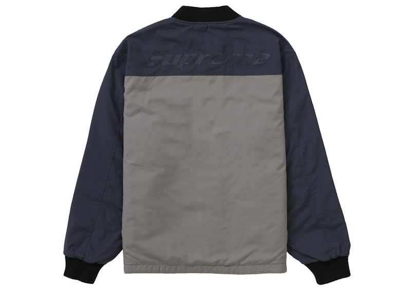 Supreme Reversible Tech Work Jacket Grey Men's - SS21 - US