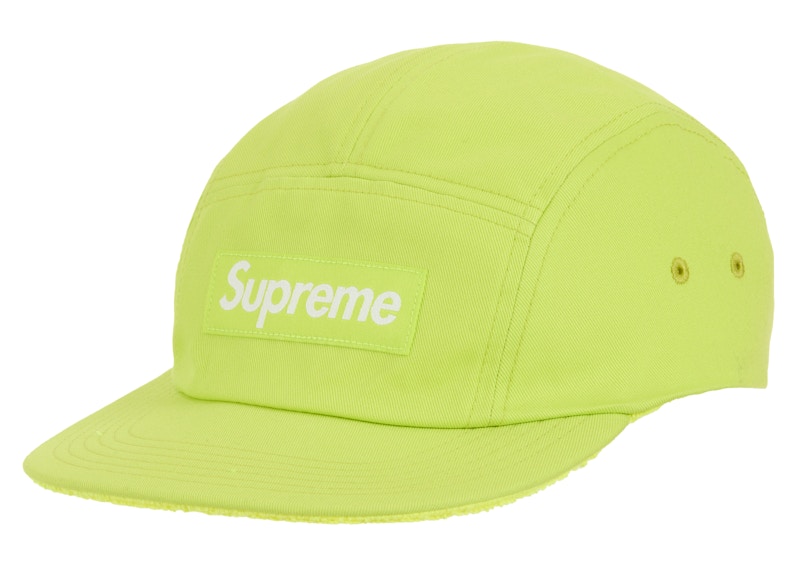 Supreme Reversible Terry Camp Cap Flourescent Green - SS25 - GB