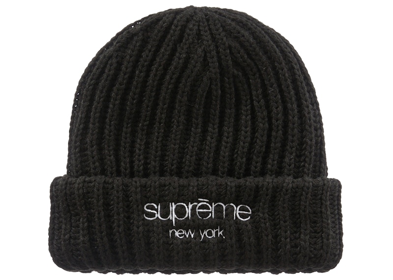 22AW Supreme Ribbed Beanie 