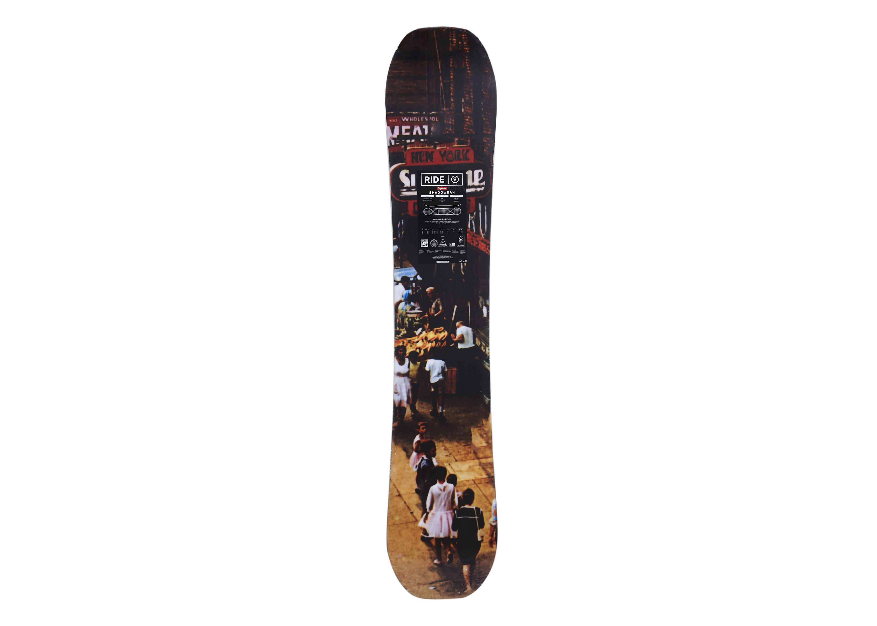 Supreme Ride Snowboard (154 CM) Multicolor