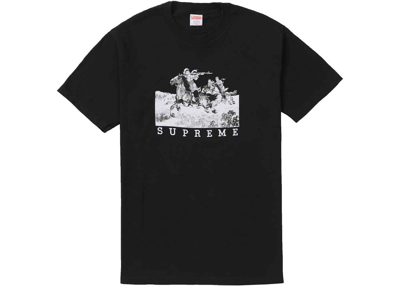 Supreme Riders Tee Black Men's SS19 US - Main Image