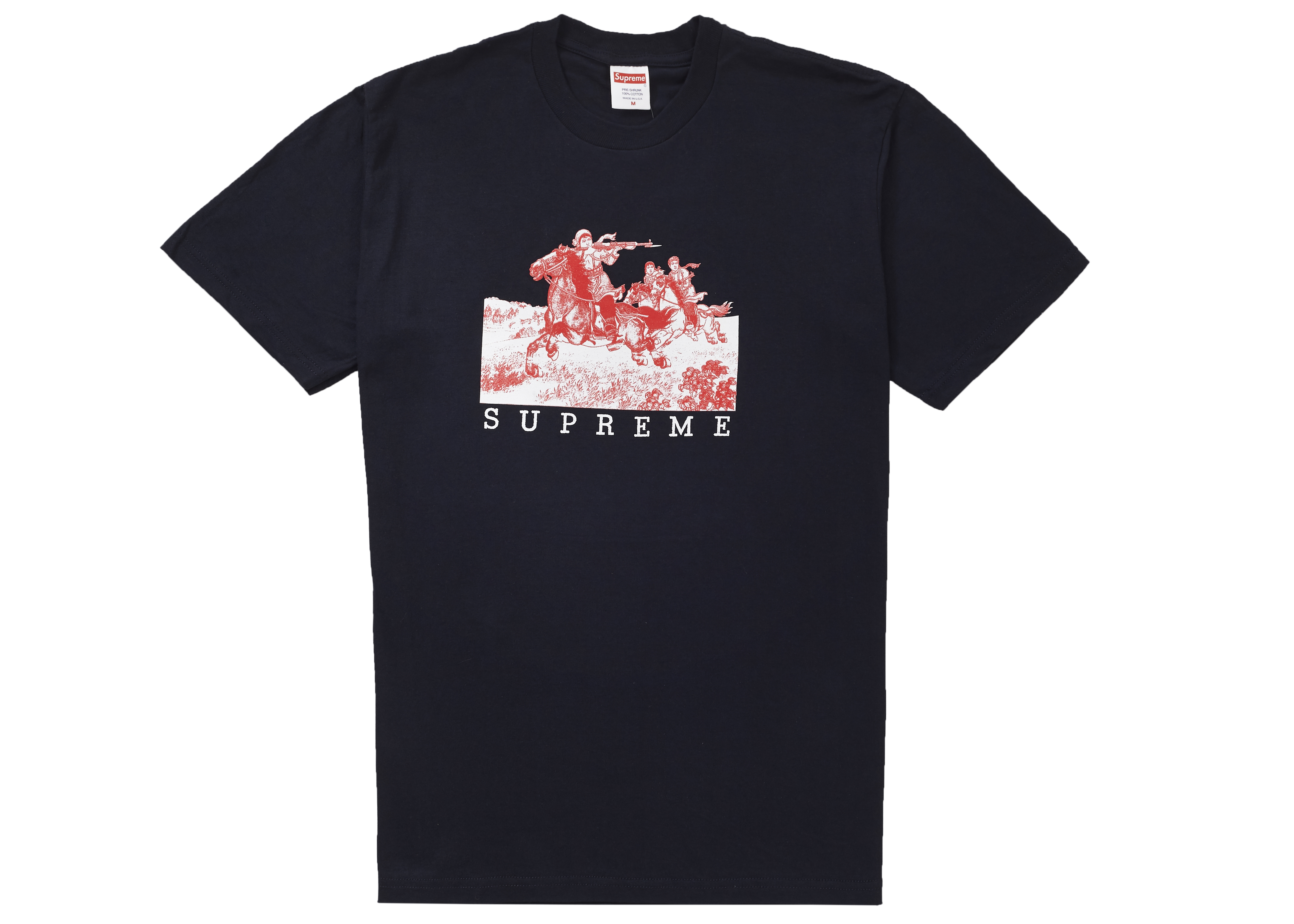 Details about   Supreme New Rider Tee T Shirt Red L 19SS