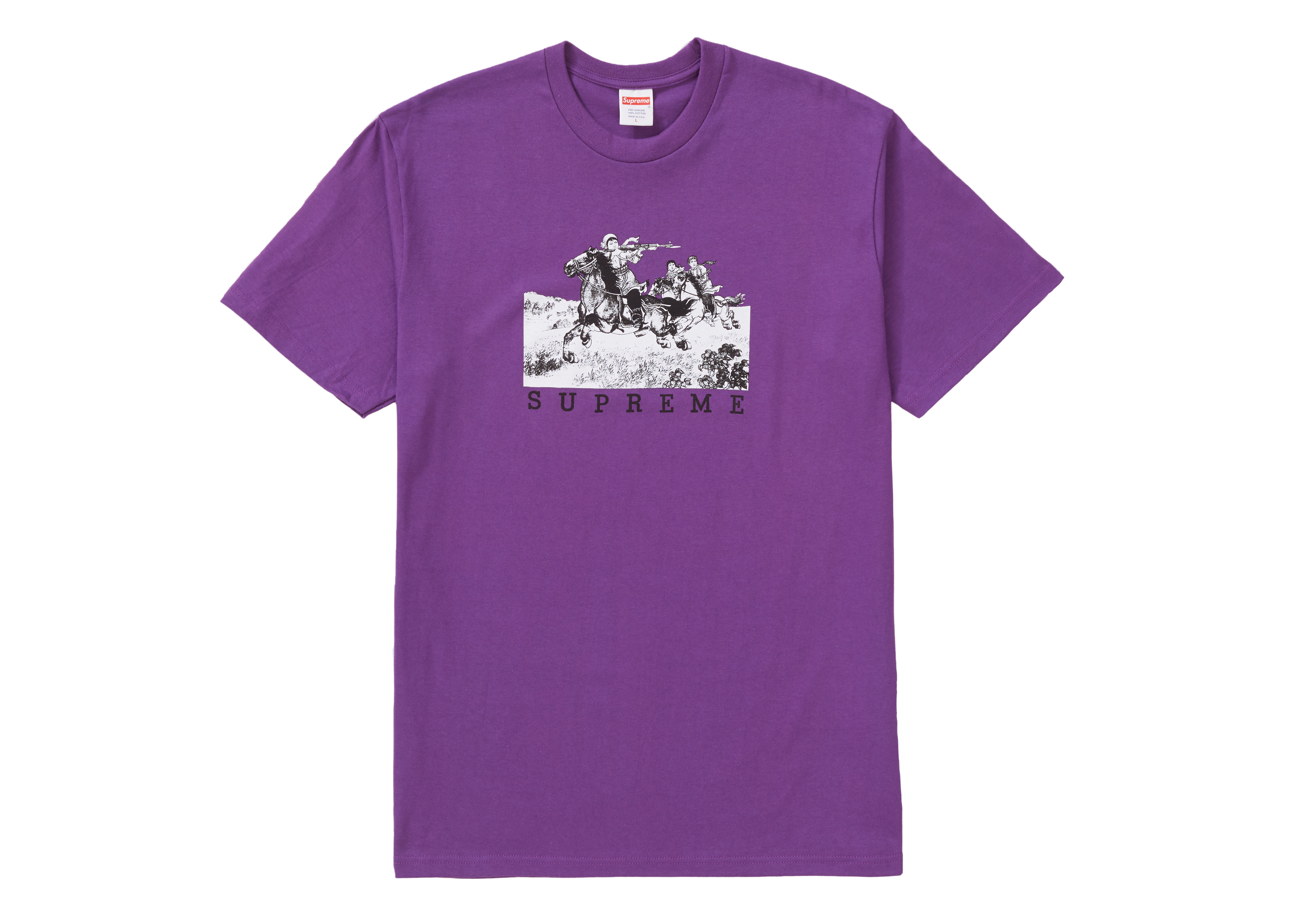 Supreme Riders Tee Purple 男士- SS19 - TW