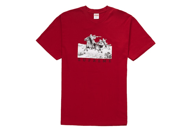 Supreme Riders Tee Red Men's - SS19 - US