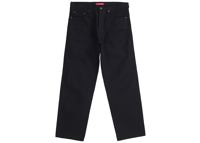 Supreme Rigid Loose Fit Selvedge Jean (FW26) Rigid Black