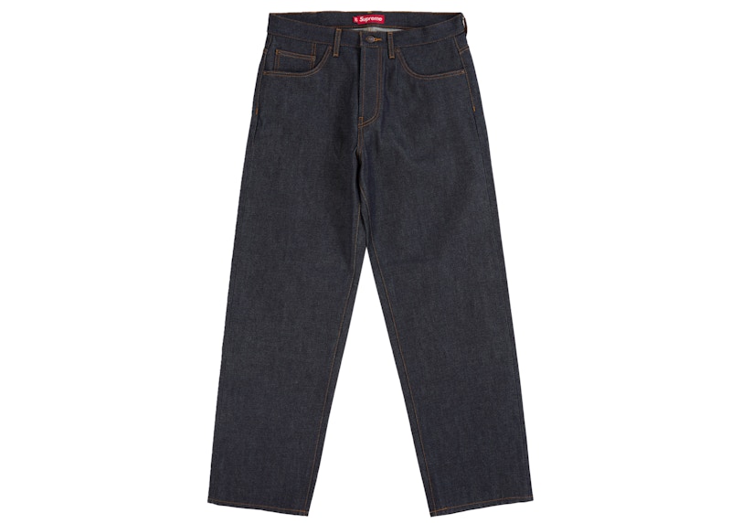 Supreme Rigid Loose Fit Selvedge Jean (SS26) Rigid Indigo Men's