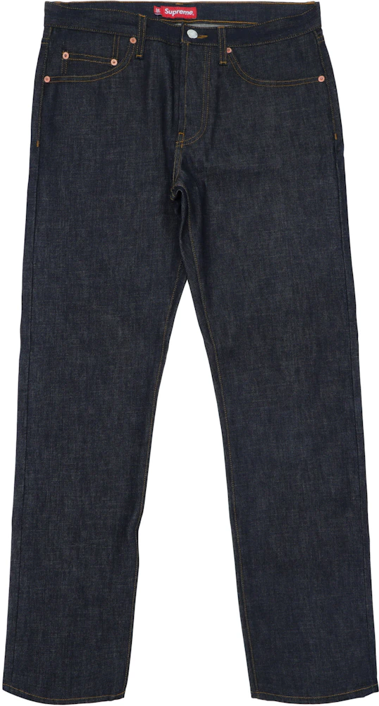 Supreme Rigid Slim Jeans Indigo Men's - SS18 - US