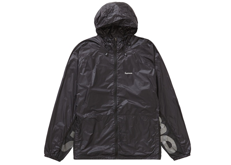 Supreme Ripstop Hooded Windshell Black Men's - SS22 - US