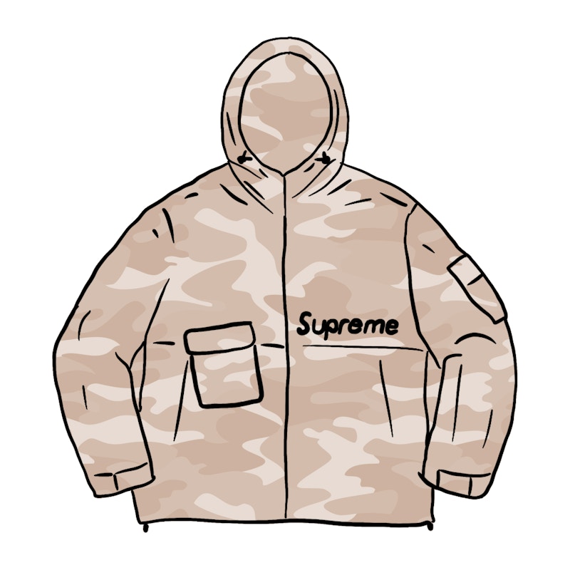 Supreme Ripstop Utility Jacket Desert Camo Men's - SS20 - GB