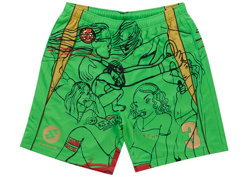 Supreme Rita Ackermann Soccer Short Green