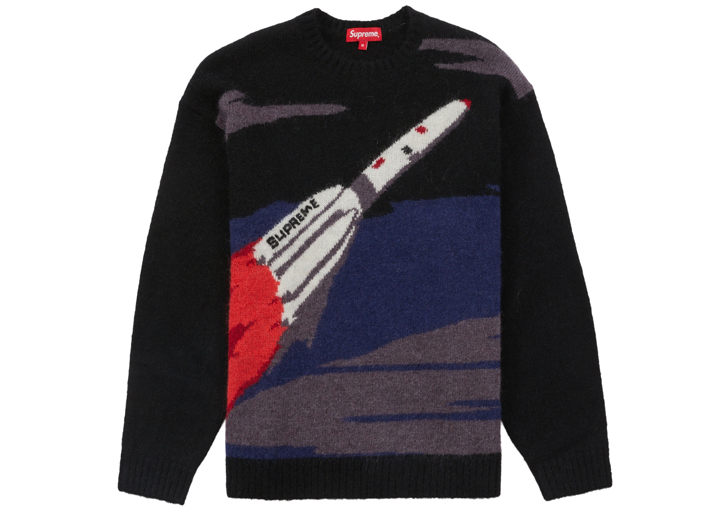 Supreme Rocket  sweater Black M