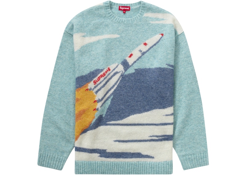 Supreme Rocket Sweater Blue