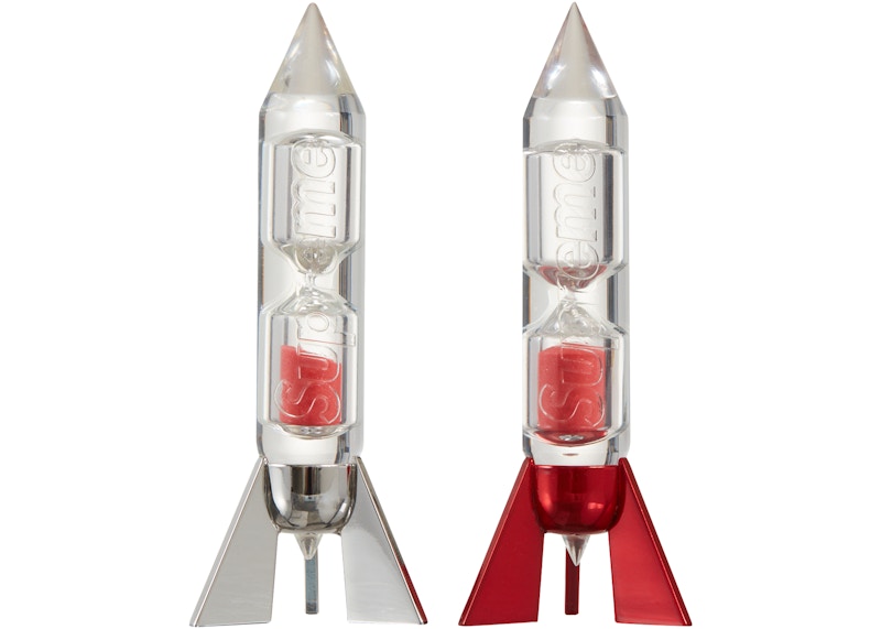 Supreme Rocket Timer (Set of 2) Red/Silver