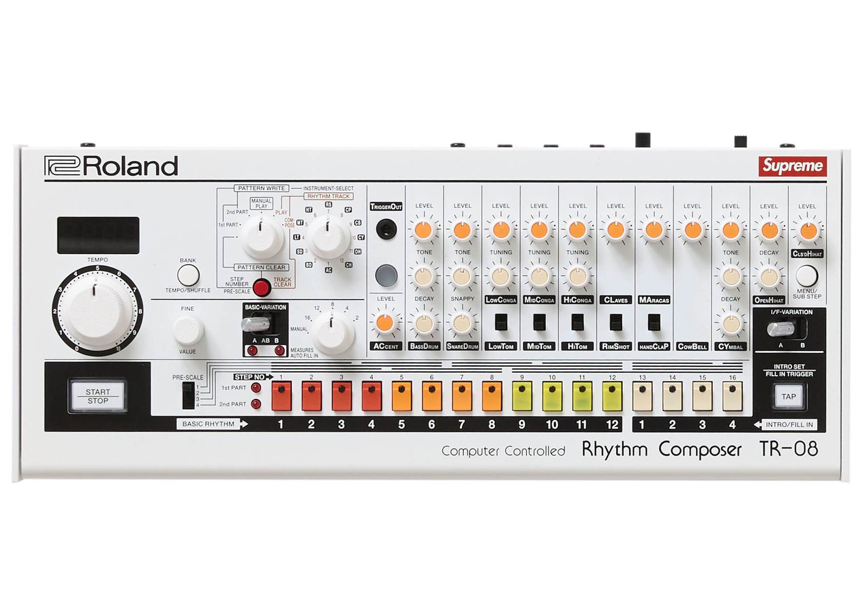 Supreme Roland TR-08 Rhythm Composer White