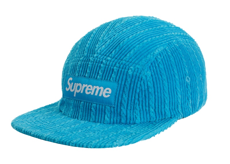 supreme blue corduroy hat