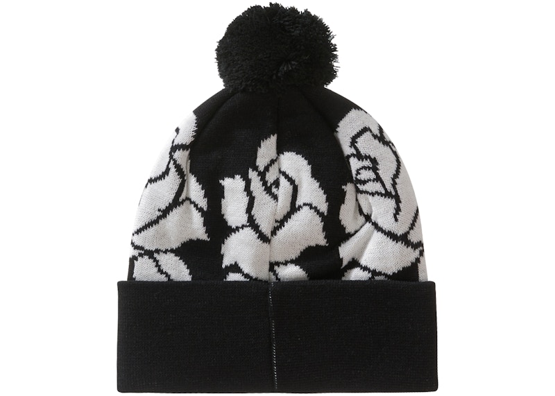 Supreme Rose Beanie Black - FW22 - JP