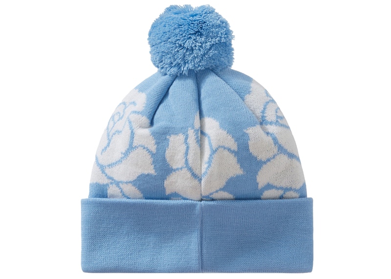 Supreme Rose Beanie Light Blue