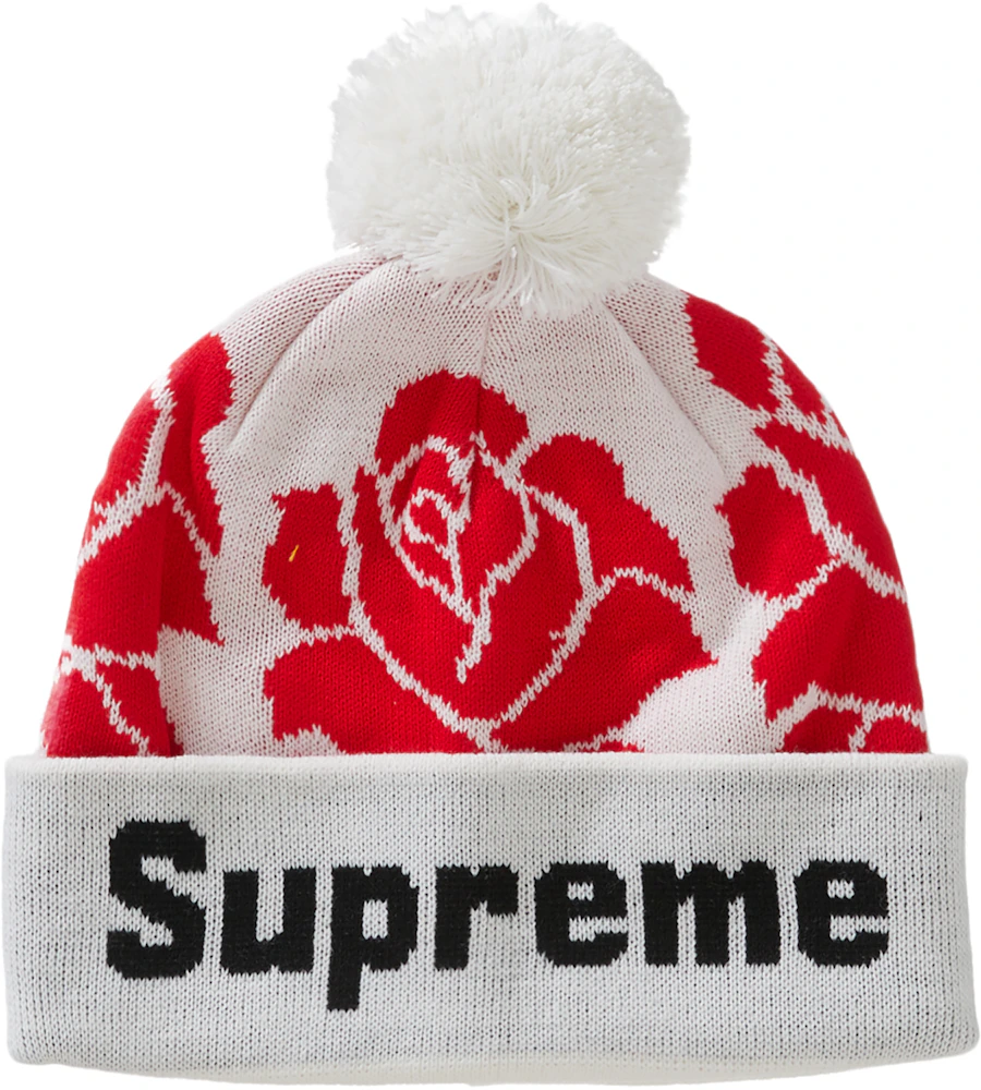 Red and white Supreme LV Bonnet