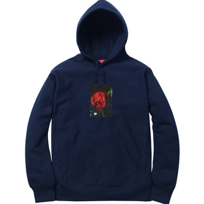 Supreme Araki Rose Hooded Sweatshirt Red Men's - FW16 - US