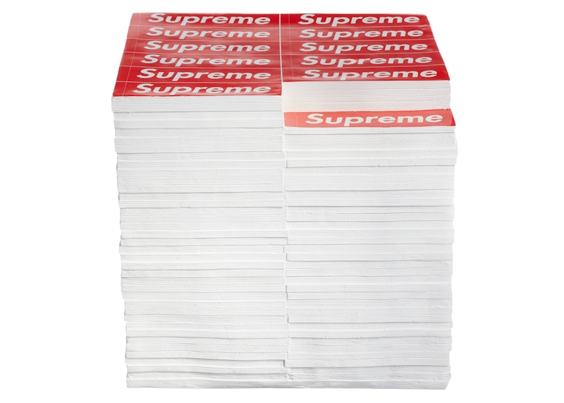 Supreme Rotary Hero Sticker Bricks Stool Side Table Red