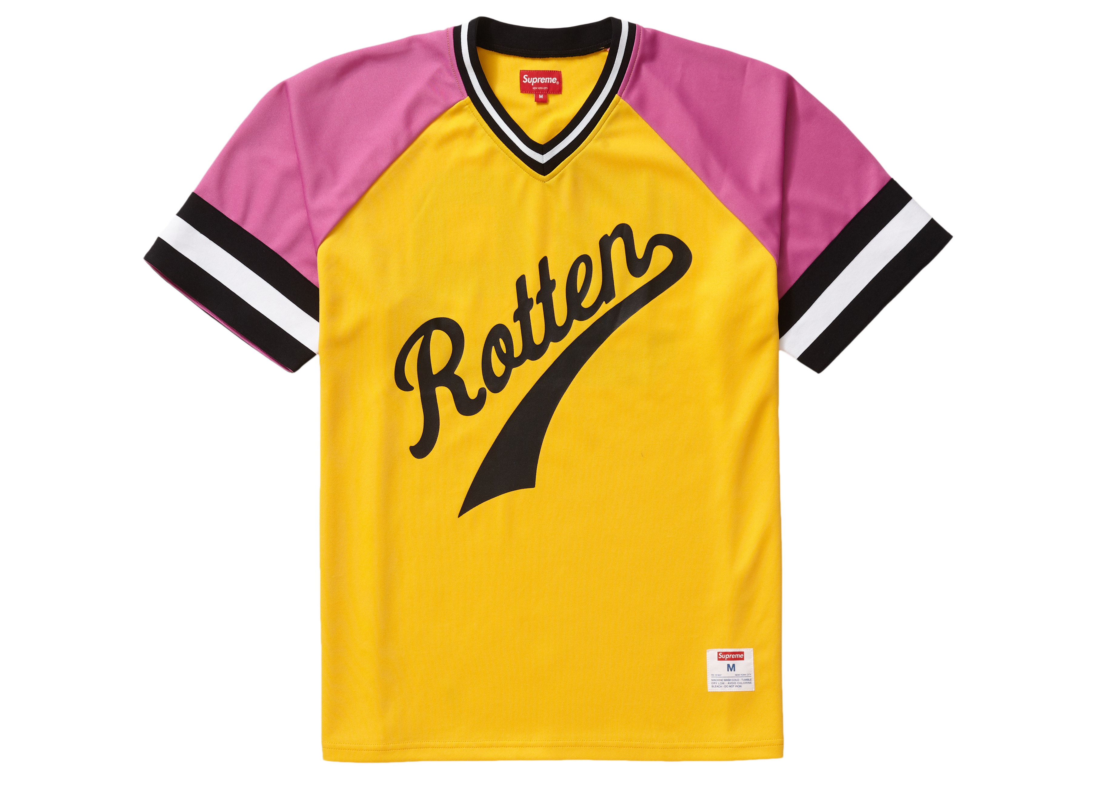Supreme Rotten Baseball Top Yellow
