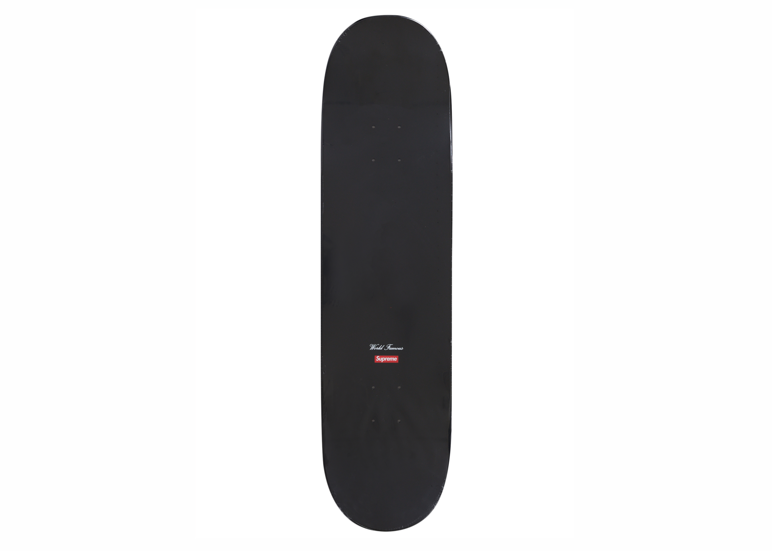 Supreme Routed Box Logo Skateboard Deck Black - SS24 - US