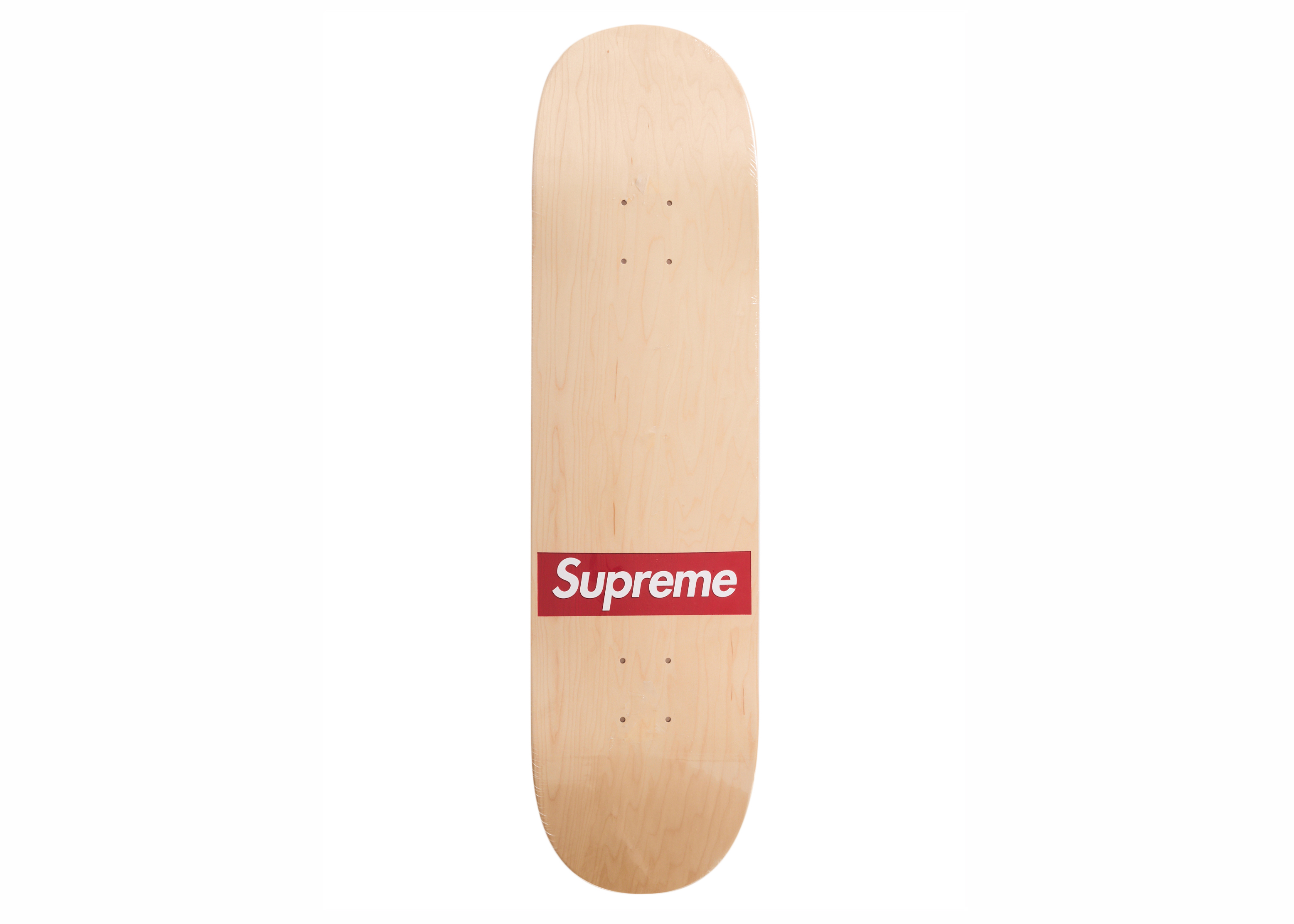 12,500円Supreme Routed Box Logo Skateboard ナチュラル